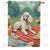 Standard Poodle Double Sided House Flag
