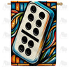 Colorful Domino Double Sided House Flag