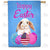 Patriotic Easter Bunny Double Sided House Flag