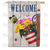 Welcome American Spring Double Sided House Flag