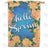 Orange Spring Flowers Double Sided House Flag