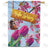 Hello Spring Tulips Double Sided House Flag
