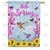 Hummingbirds and Spring Flowers Double Sided House Flag