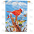 Red Spring Cardinal Double Sided House Flag