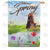 Windmills and Tulips Double Sided House Flag