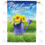 Watering Can Of Sunflowers Double Sided House Flag