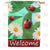 Ladybugs And Daisies Welcome Double Sided House Flag