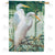 White Egrets Double Sided House Flag