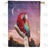 Moonlight Macaw Double Sided House Flag