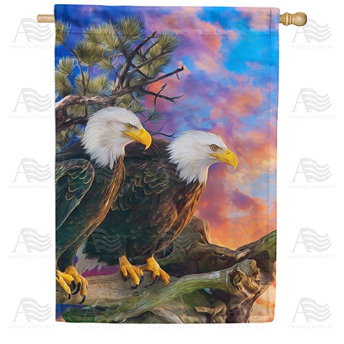 Eagles Eye View Double Sided House Flag
