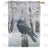 Winter Crow Double Sided House Flag