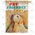 Pet Friendly Zone - Yellow Lab Double Sided House Flag