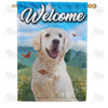 Singing Dog Double Sided House Flag