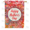 Victorian Flowers For Mother Double Sided House Flag