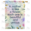 Mothers Are Uniquely Beautiful Double Sided House Flag