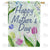 Tulips And Snowdrops For Mom Double Sided House Flag