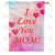 Mom, You're Always In My Heart Double Sided House Flag