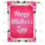 Mother's Day Pink Blossoms Double Sided House Flag