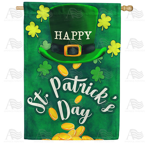Irish Lucky Day Double Sided House Flag