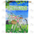 Spring Bike Ride Double Sided House Flag