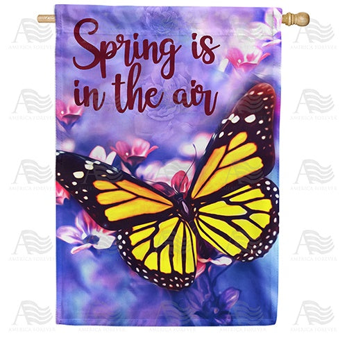 Spring Is In The Air Double Sided House Flag