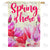 Spring Pink Blooms Double Sided House Flag
