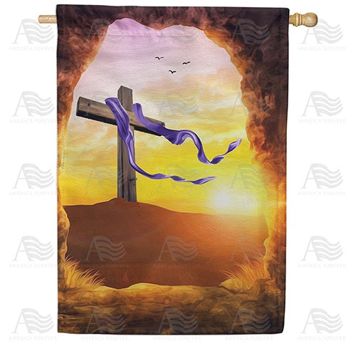 The Empty Tomb Double Sided House Flag