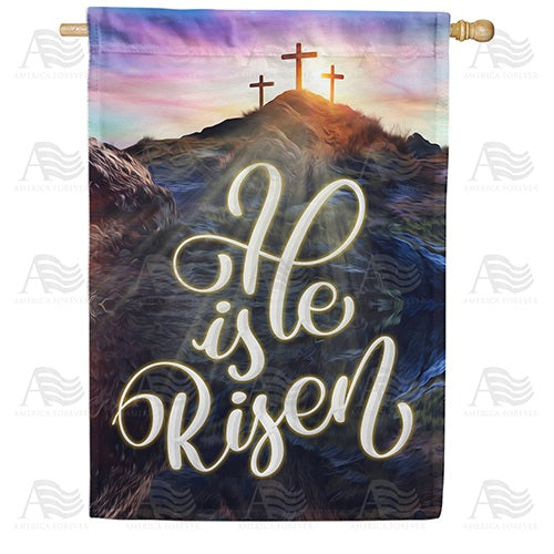 Place Where He Lay Double Sided House Flag