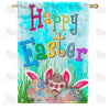 Paisley Eggs Double Sided House Flag