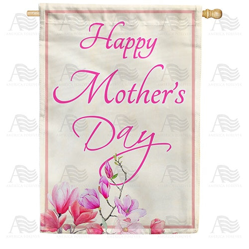 Loving Gratitude For Mom Double Sided House Flag