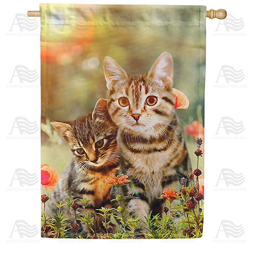 Ready To Pounce Double Sided House Flag