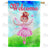 Pink Fairy Welcome Double Sided House Flag