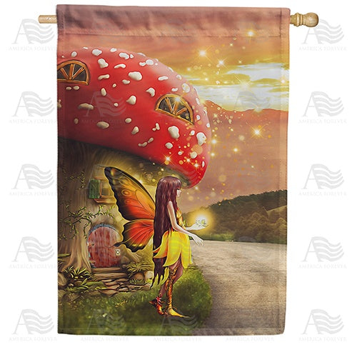 Mystical Fairy Double Sided House Flag