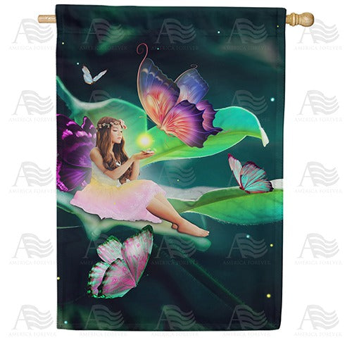 Enchanting Fairy Double Sided House Flag