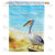 Pelican Beach Double Sided House Flag