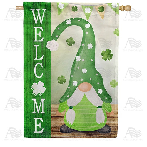 Irish Gnome Double Sided House Flag