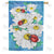 Ladybugs & Daisies Double Sided House Flag