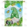 St. Patty Gnome Double Sided House Flag