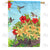 America Forever Hummingbird Haven Double Sided House Flag