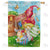 Gnome Easter Egg Hunt Double Sided House Flag
