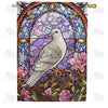 Peaceful Dove Double Sided House Flag