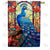 Vibrant Plumage Double Sided House Flag