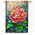 Sunlight Flower Double Sided House Flag