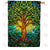 Green Tree Of Life Double Sided House Flag