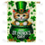 Emerald Paws Pot O' Gold Double Sided House Flag