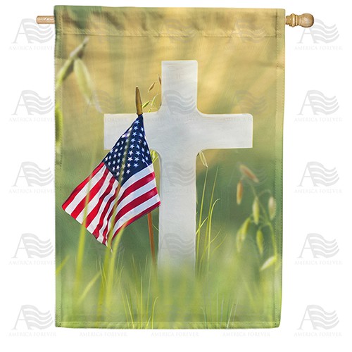 Remember their Sacrifice Double Sided House Flag