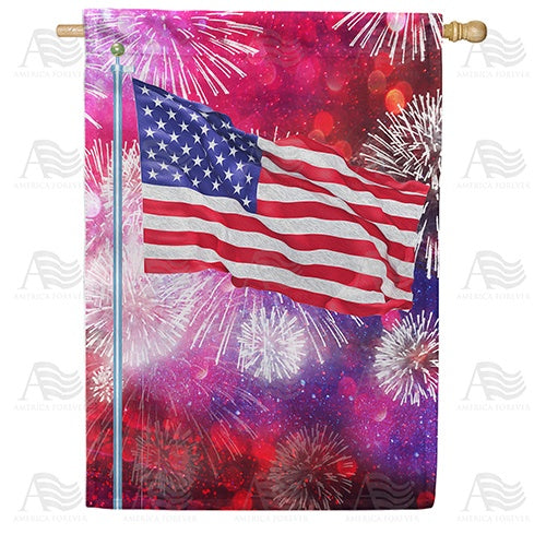 Party in the USA Double Sided House Flag