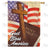 God Bless America Patriotic Double Sided House Flag