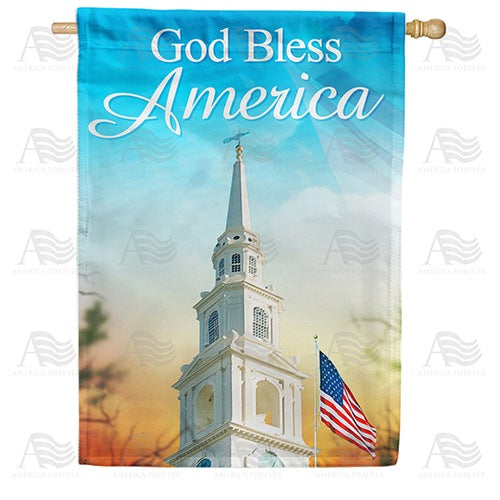Church Blessing Double Sided House Flag