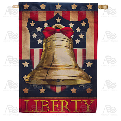 Liberty Bell Double Sided House Flag